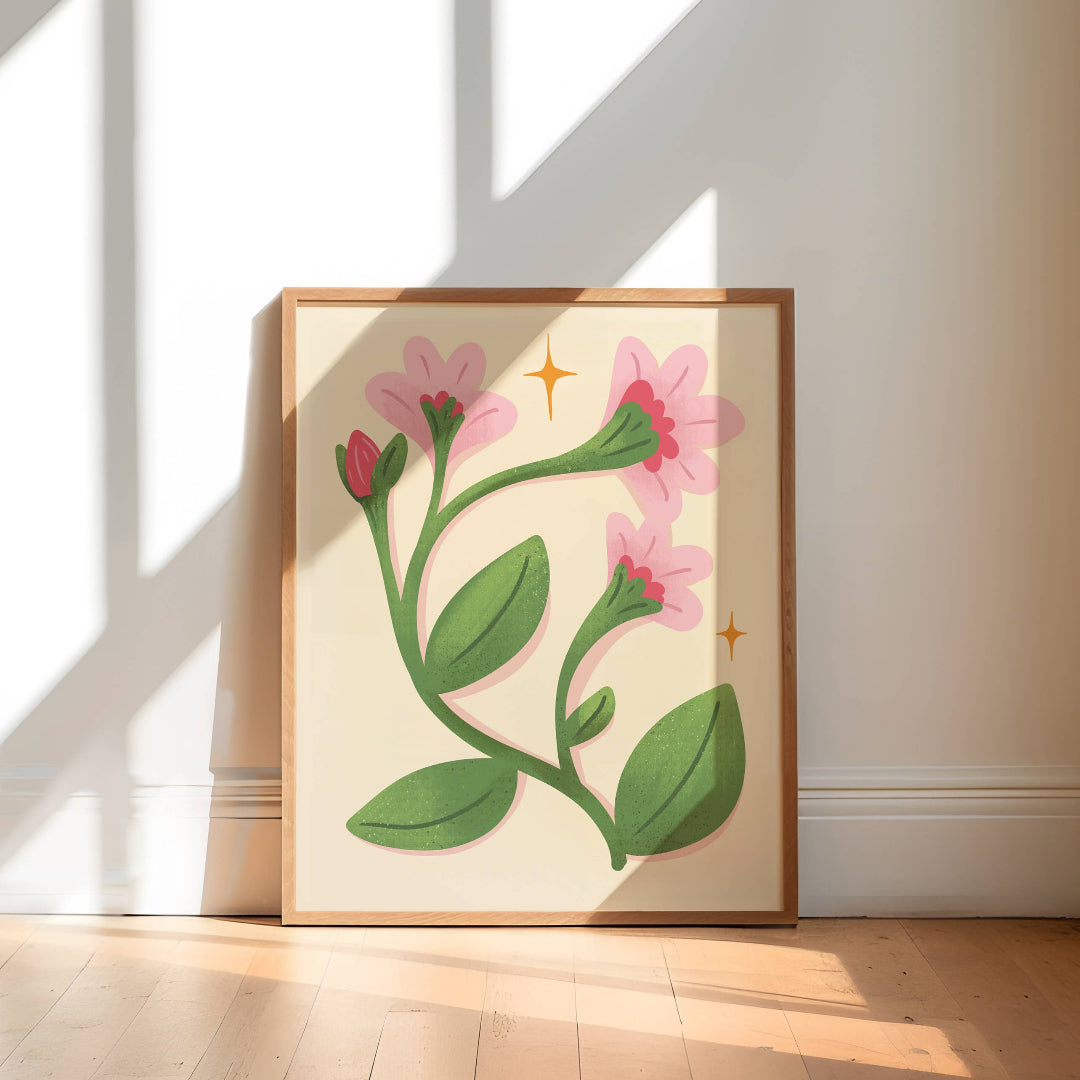 Pink Flower Art Print