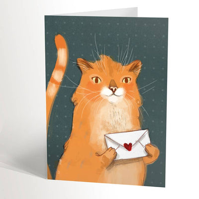 Postcat Love Card