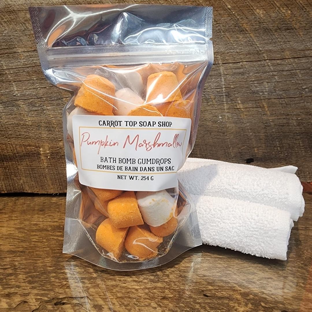 Pumpkin Marshmallow Gumdrop Bath Bombs