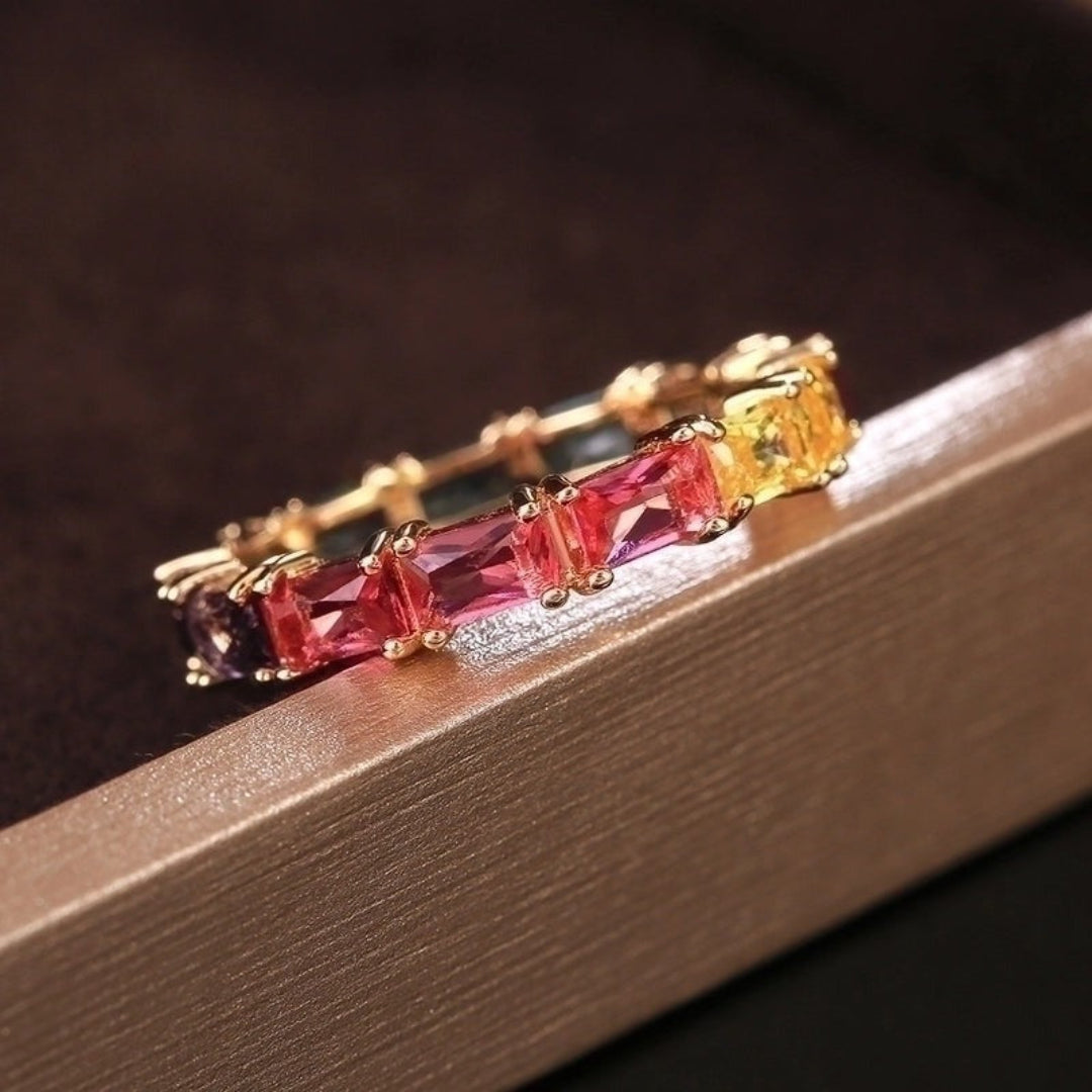 Rainbow Gems Ring