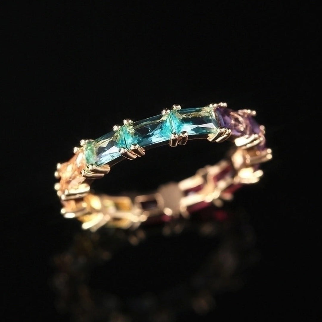 Rainbow Gems Ring