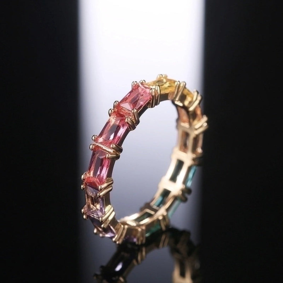 Rainbow Gems Ring