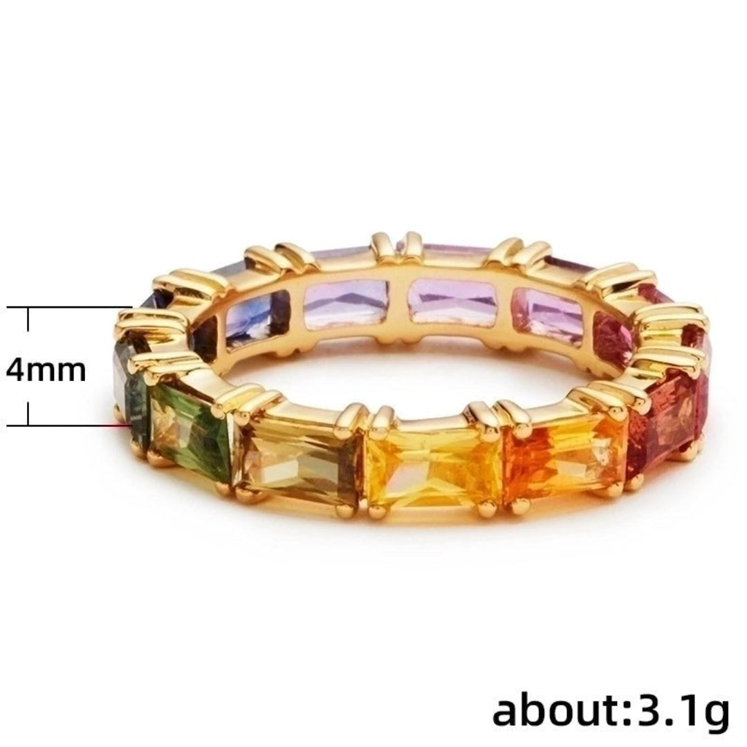 Rainbow Gems Ring