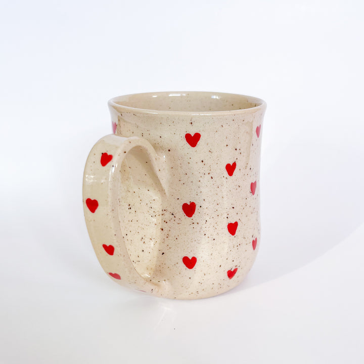 Red Hearts Mug