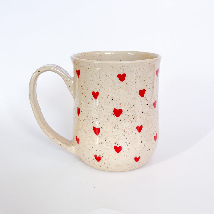 Red Hearts Mug