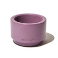 Purple container with 'Ebb & Flow' branding on a white background