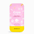 Pink and yellow packaging of avrybeauty Cryo product on a white background