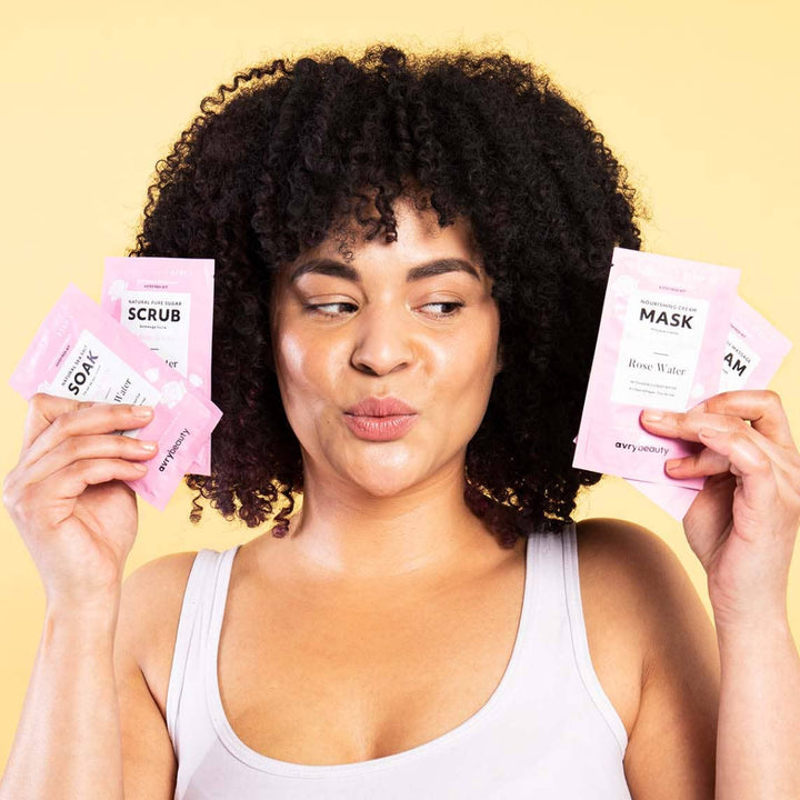 Rose Water 4 Step Pedi Kit