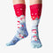 Skating Snowman Womens Socks Card