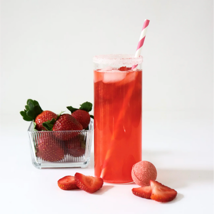 Strawberry Burst Cocktail Bomb