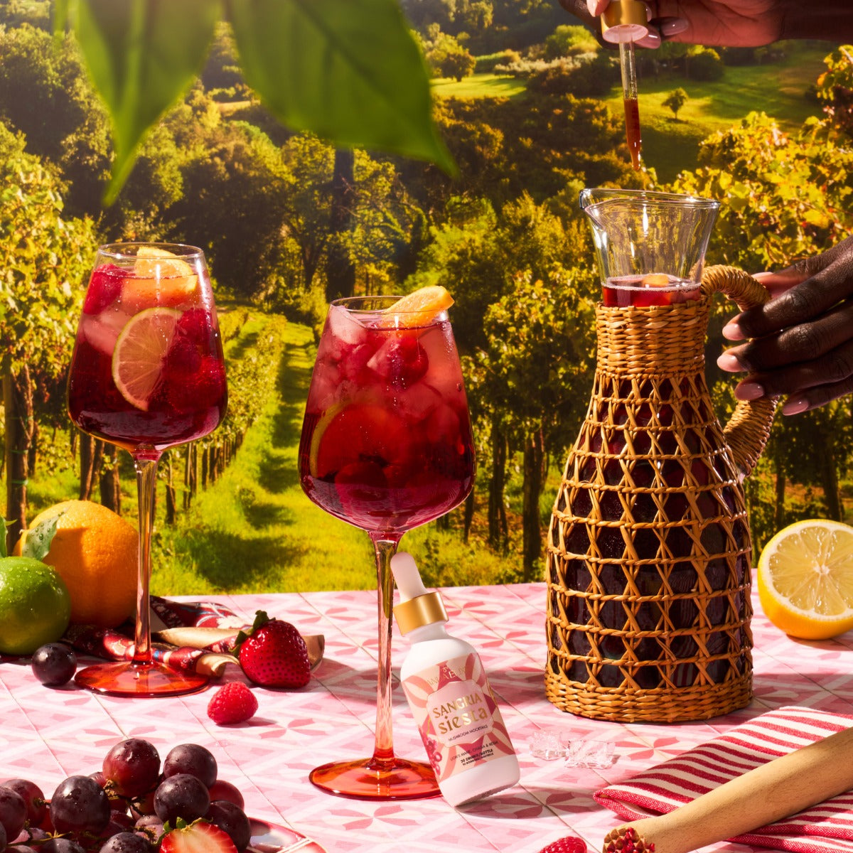 Sangria Mushroom Mocktail