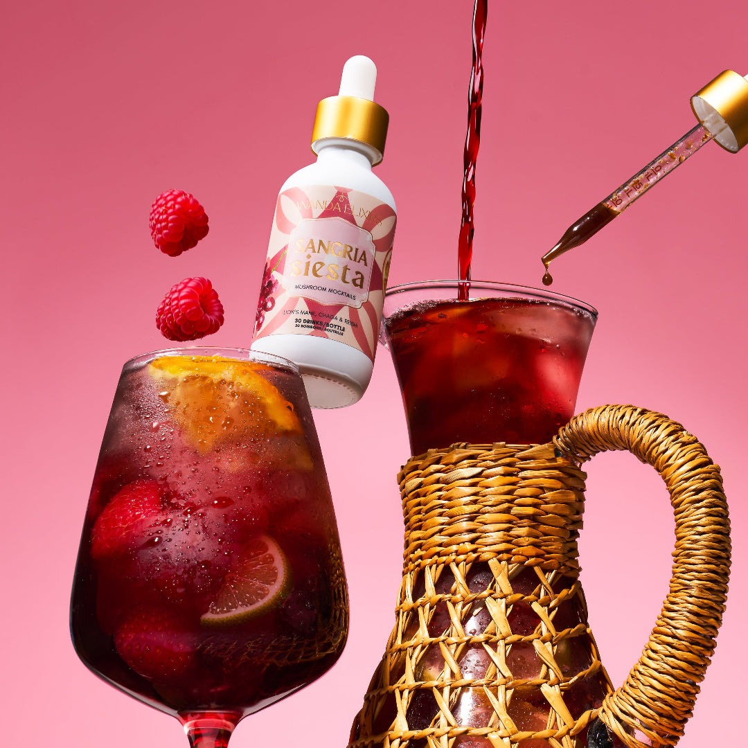 Sangria Mushroom Mocktail