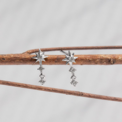 Starburst Drop Studs