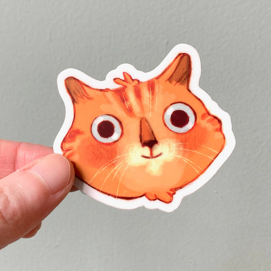 Smiling Cat Sticker