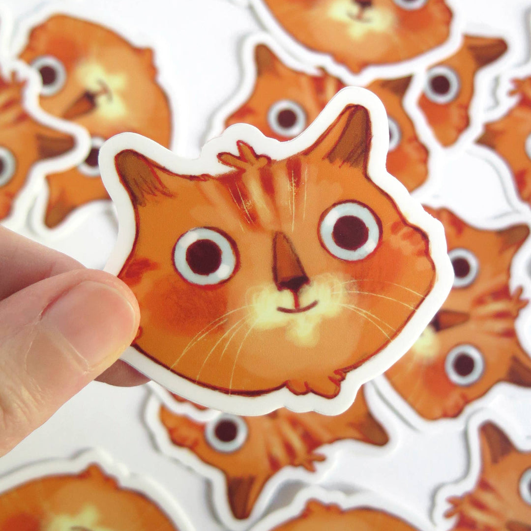 Smiling Cat Sticker