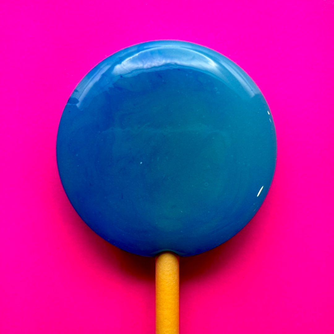 Sour Blue Raspberry Lollipop