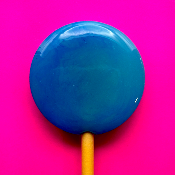 Sour Blue Raspberry Lollipop