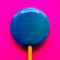 Sour Blue Raspberry Lollipop