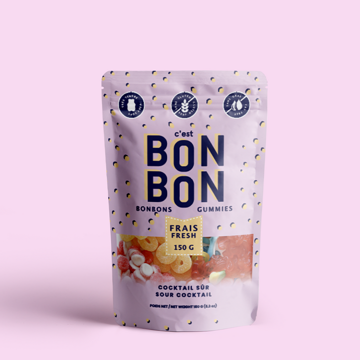 Sour Cocktail Gummy Candies