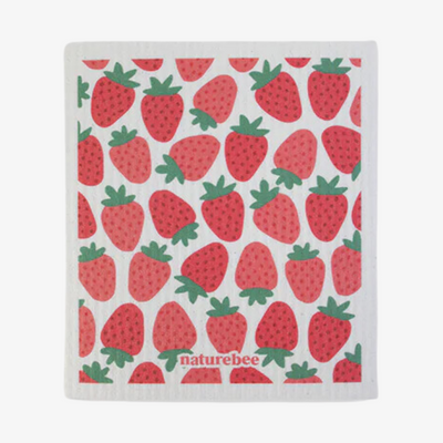 Strawberries Sponge Cloth