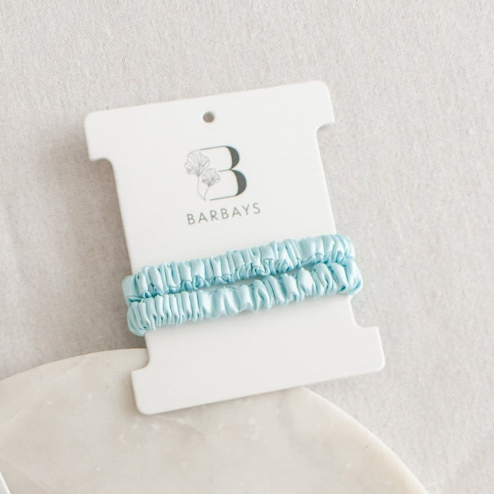 Summer Bright Silk Hair Ties