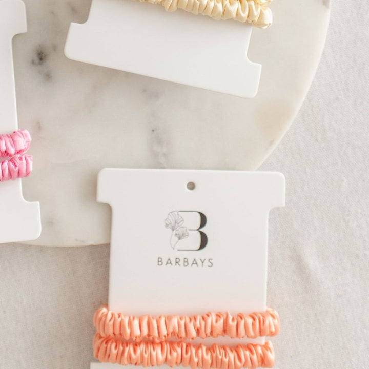Summer Bright Silk Hair Ties