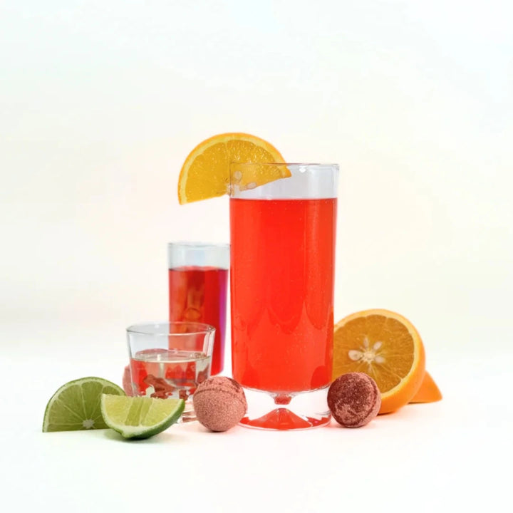 Tequila Sunrise Cocktail Bomb