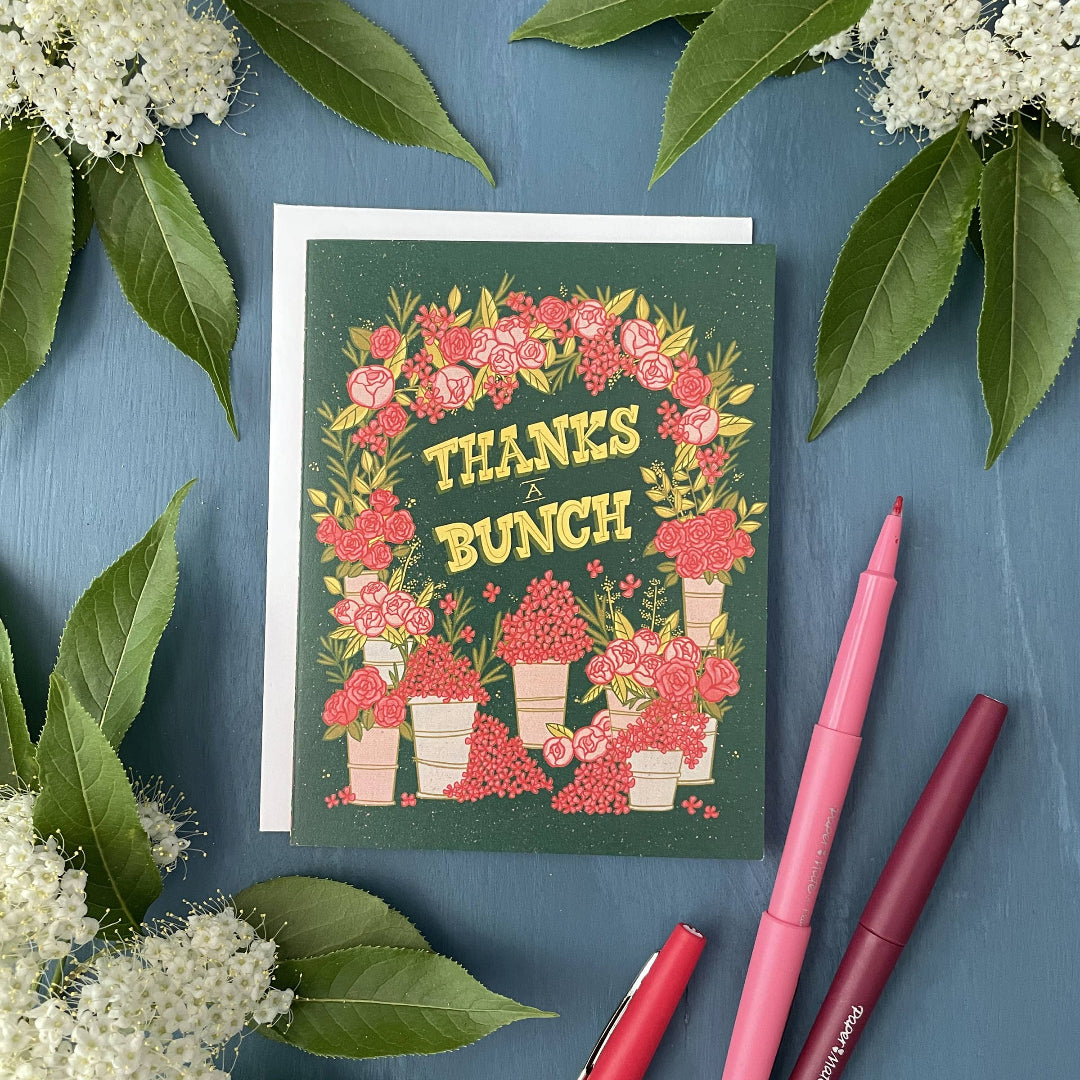 Thanks a Bunch Thank You Card