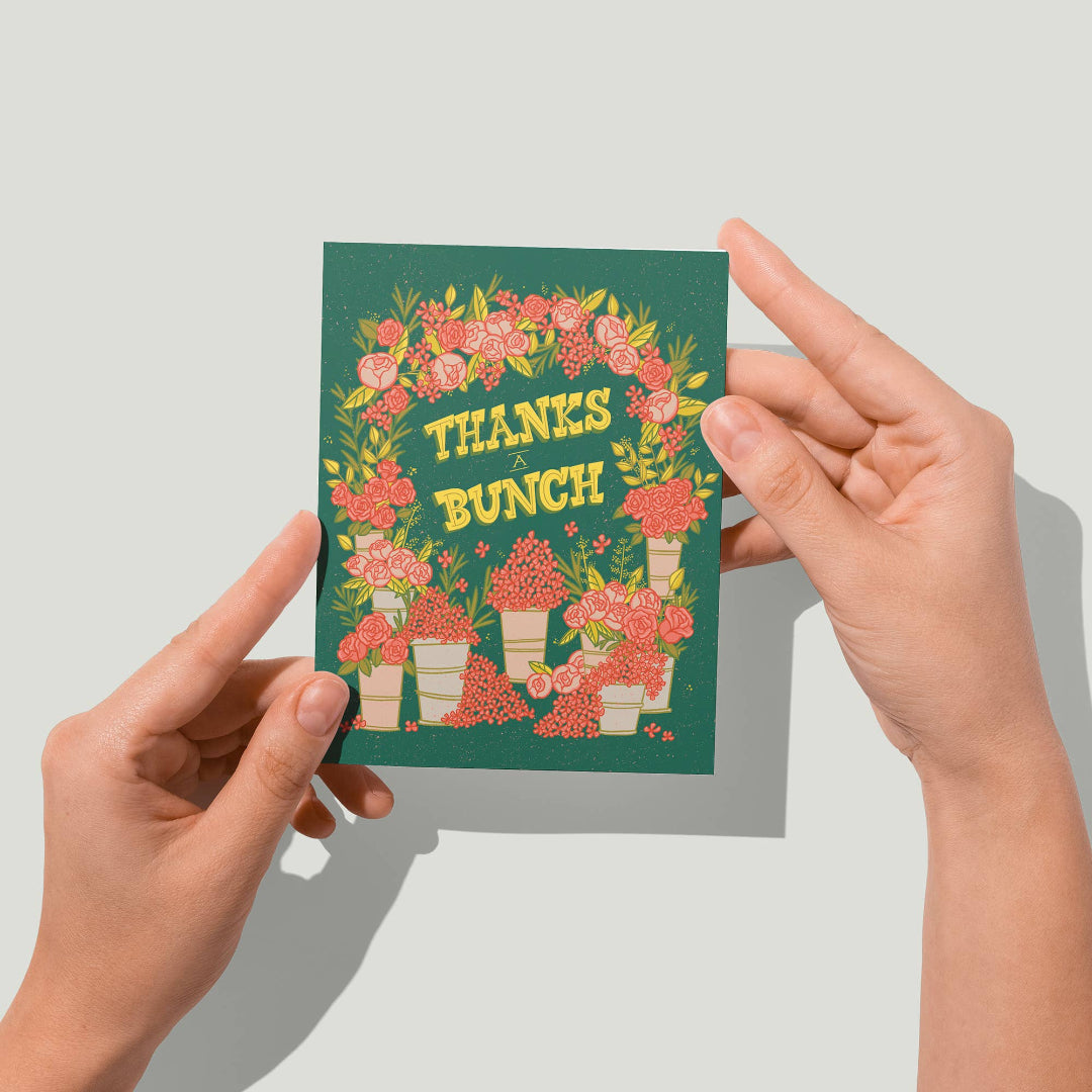 Thanks a Bunch Thank You Card