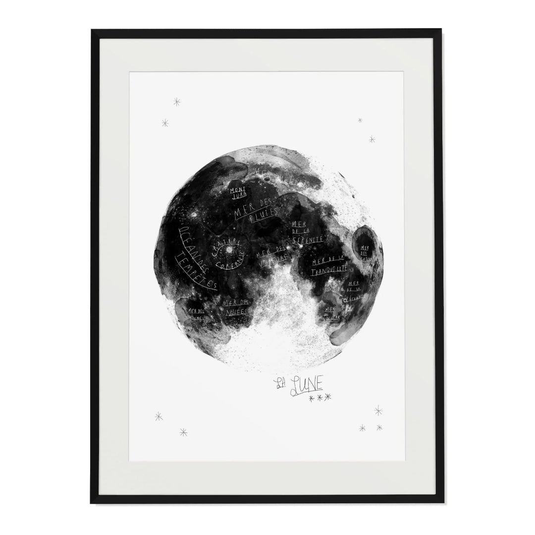 The Moon Art Print