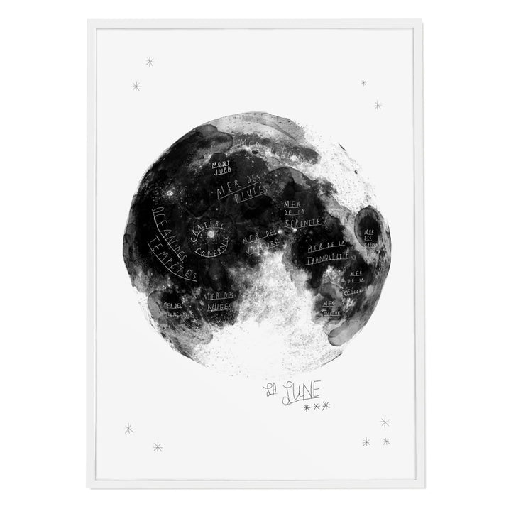 The Moon Art Print