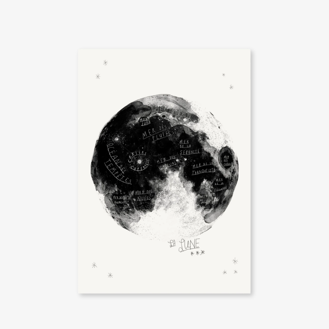 The Moon Art Print