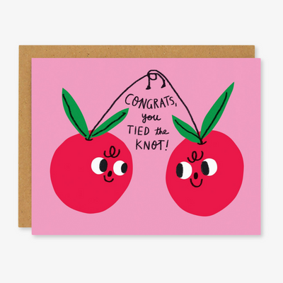 Tie the Knot Wedding Card