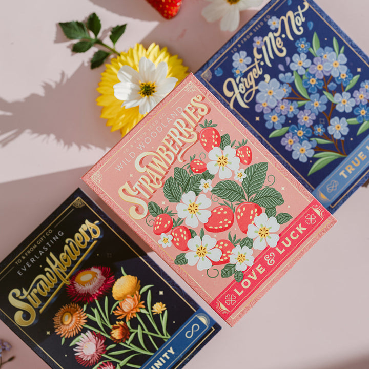 Everlasting Strawflowers (Infinity) Seed Packet
