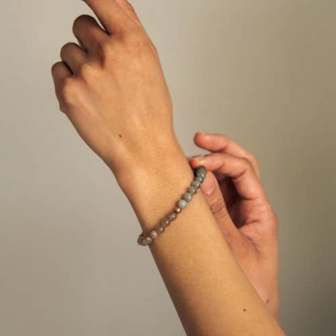 Transformation Labradorite & Moonstone Gemstone Bracelet