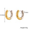 Two Tone Hoops