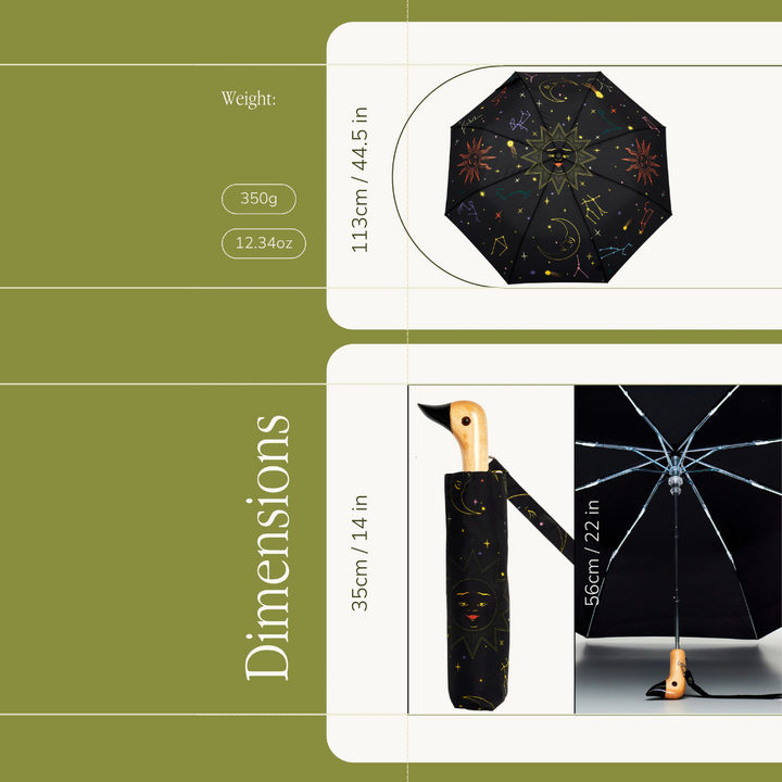Zodiac Eco-friendly Compact Umbrella