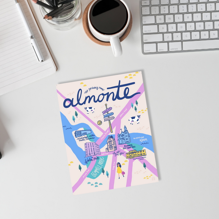 Almonte The Friendly Town Postcard