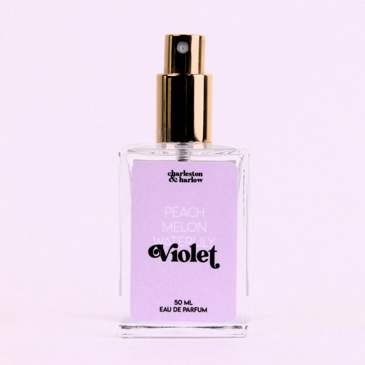 A bottle of Charleston & Harlow perfume named 