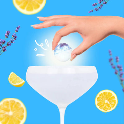 Lavender Lemonade Cocktail Bomb
