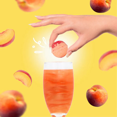 Peach Bellini Cocktail Bomb