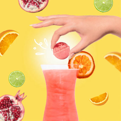 Tequila Sunrise Cocktail Bomb