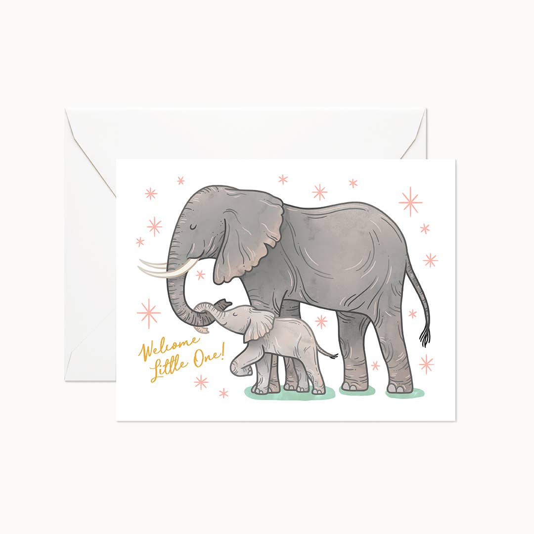Welcome Little One Baby Card