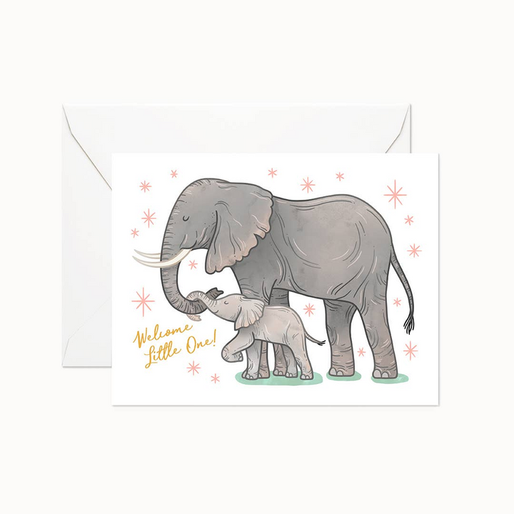 Welcome Little One Baby Card