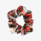 White Tartan Scrunchie