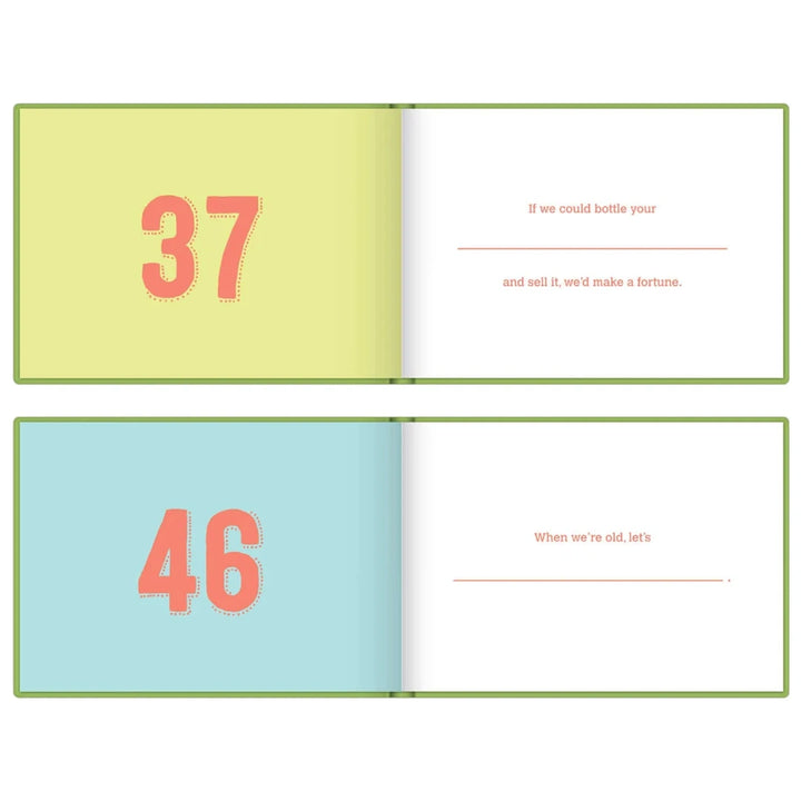 A green book titled 