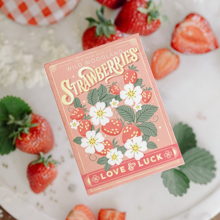 Wild Woodland Strawberries (Love & Luck) Seed Packet