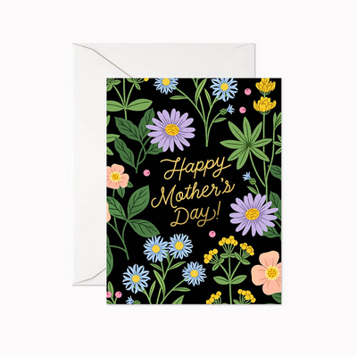 Wildflowers Happy Mother's Day Card