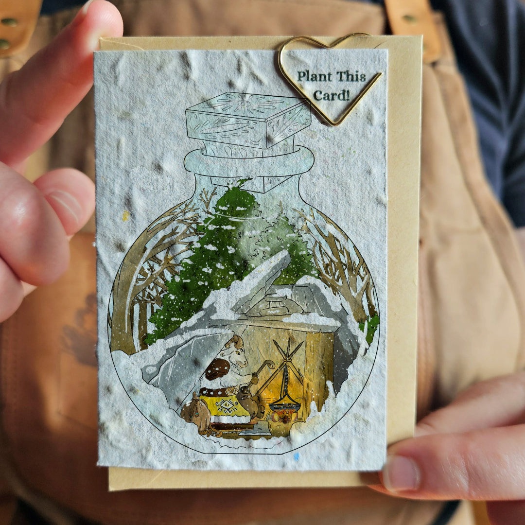 Winter Terrarium Mini Plantable Card