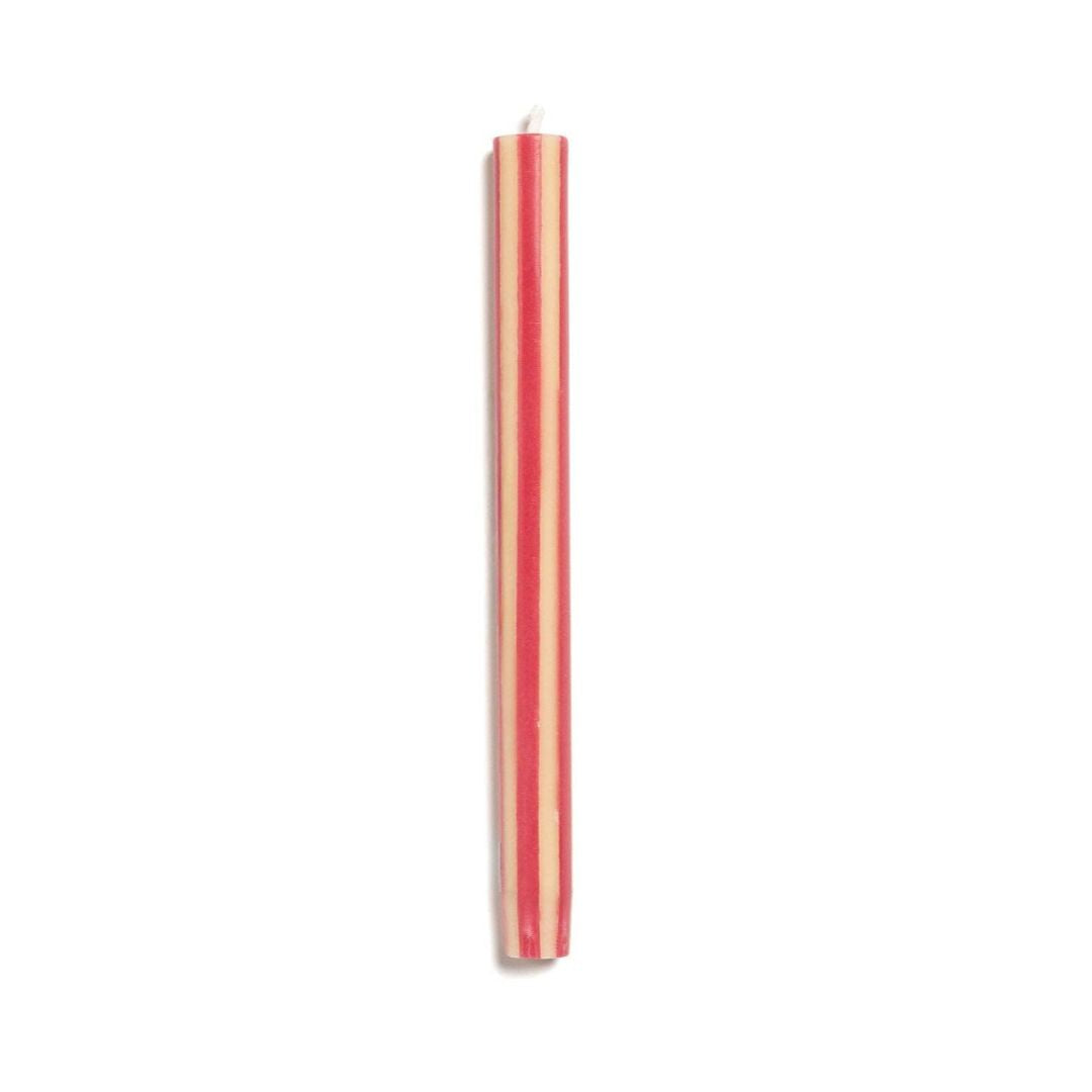 Striped Dinner Candle